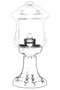 Opviq Lámpara de Pared Exterior Negra BSU-68189-BSY-M4-K